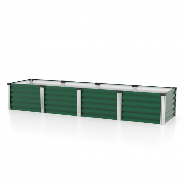 Vitavia Hochbeet Linus IN&OUT 401 L BxLxH 65x245x40cm, Zincalume® seegras/alu